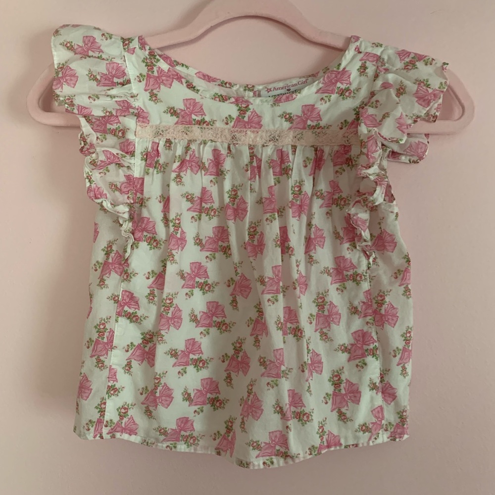 Loveshackfancy x American Girl girls cotton top